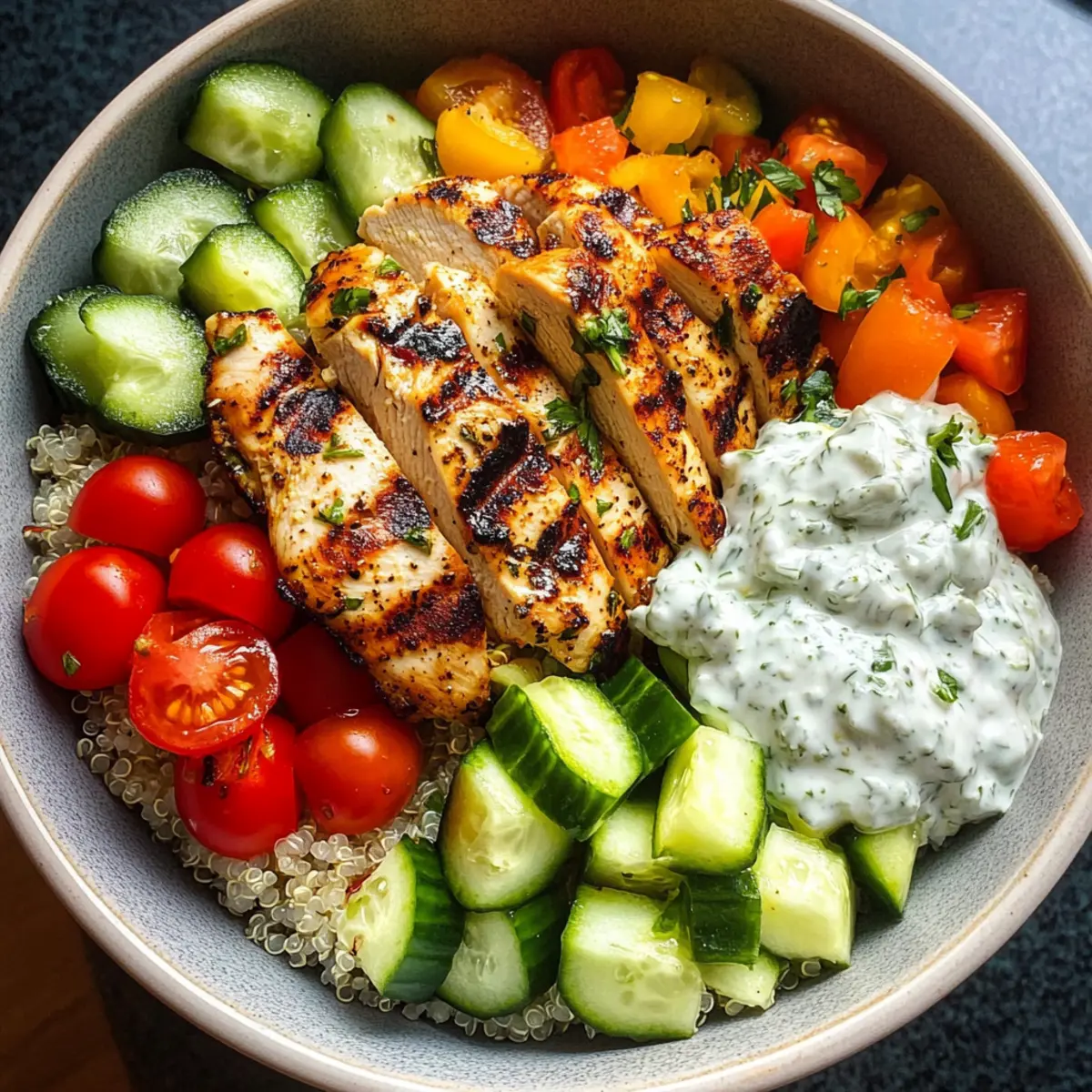 Greek Chicken Bowls u0wjoj