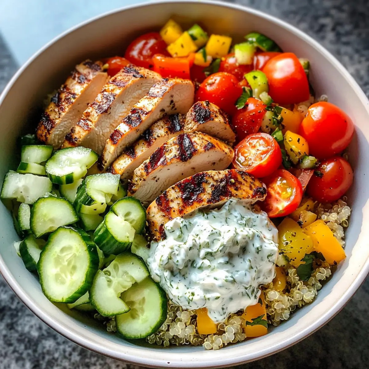 Greek Chicken Bowls zo3wbr