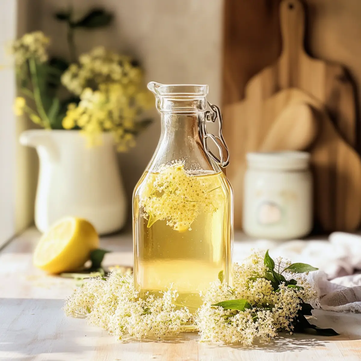 Holunderblütensirup