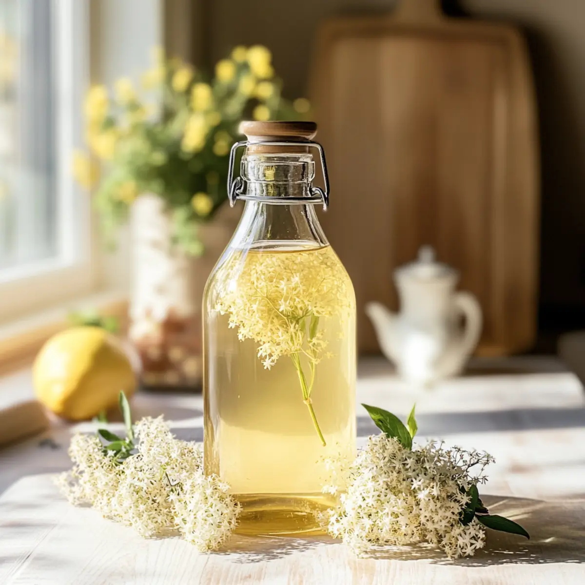 HolunderblA¼tensirup yec8ls