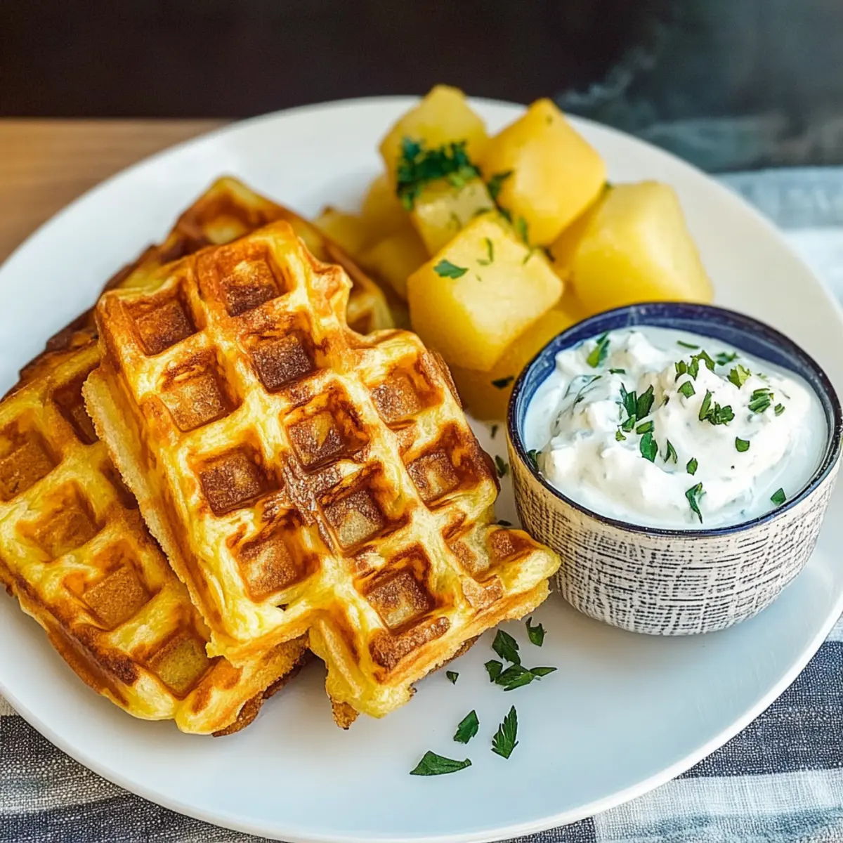 Kartoffelwaffeln