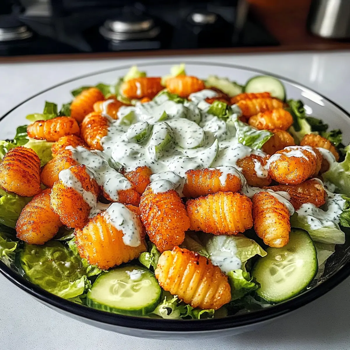 Knuspriger Gnocchi