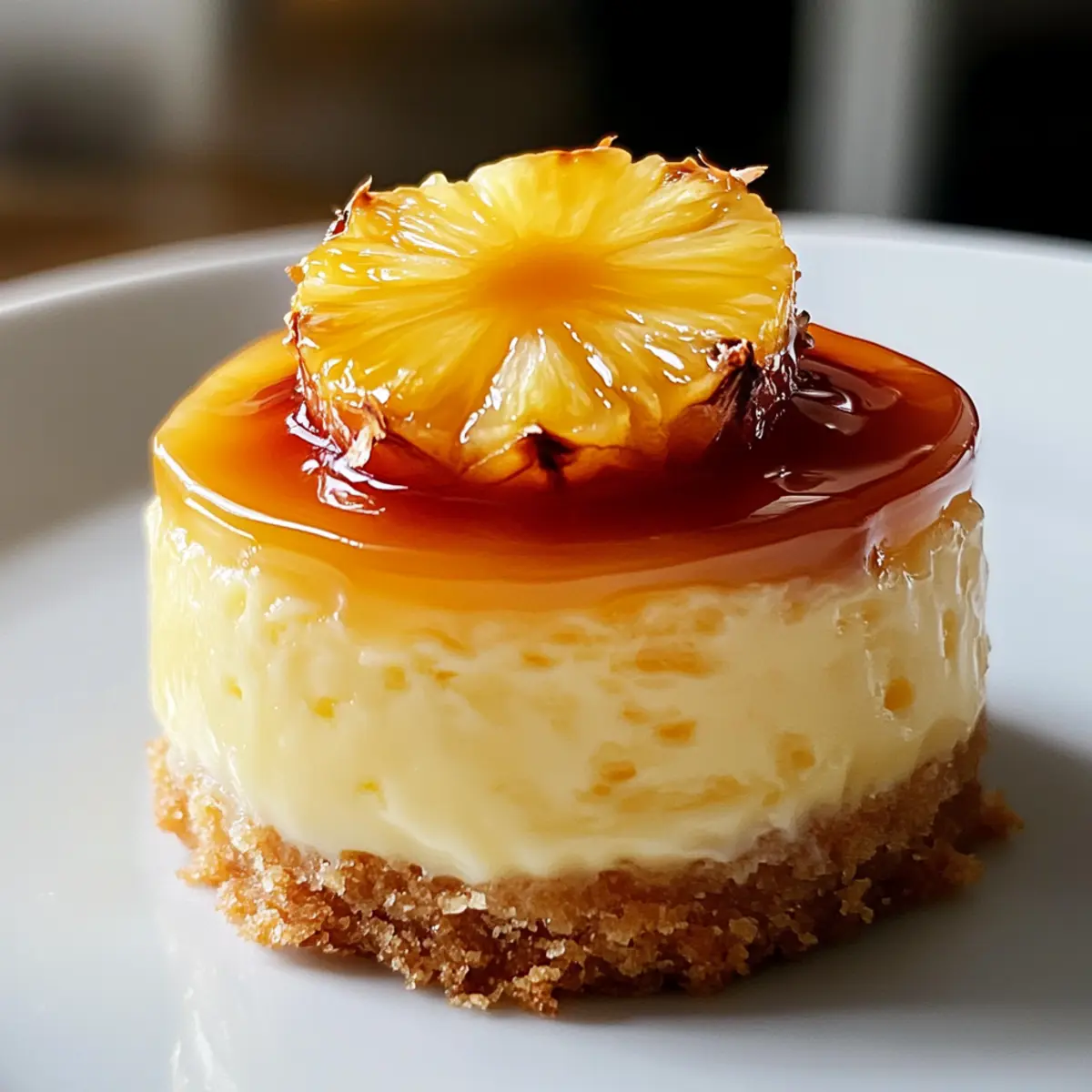 Mini Pineapple Upside Down Cheesecakes hojdpk