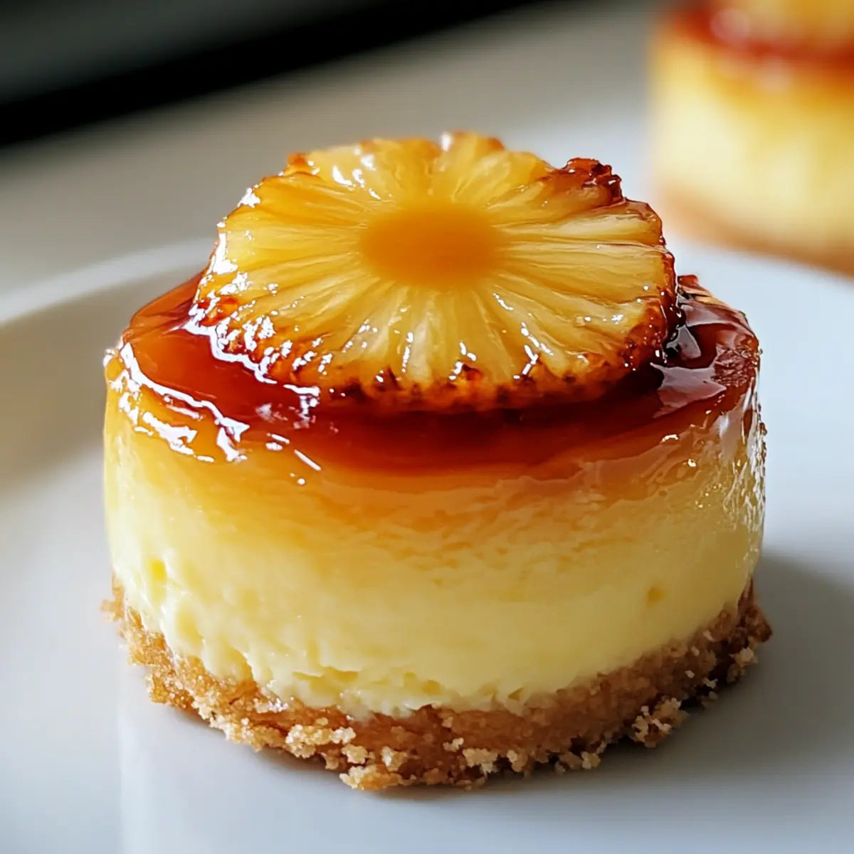 Mini Ananas-Unten-Cheesecakes
