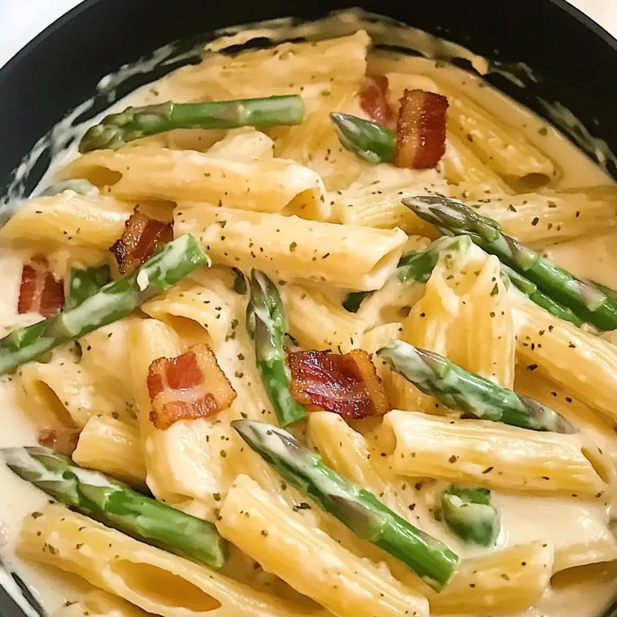 Pasta mit grA¼nem Spargel rc177o