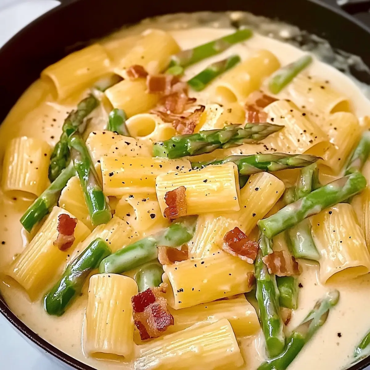 Pasta mit grA¼nem Spargel u1oh1s