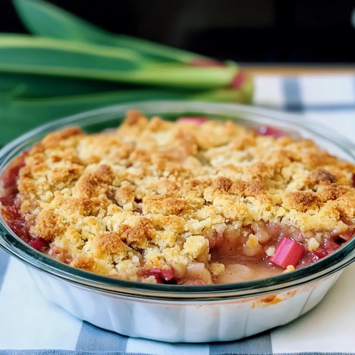 Rhabarber Crumble yfga2l