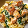 Lachs Spinat Pasta