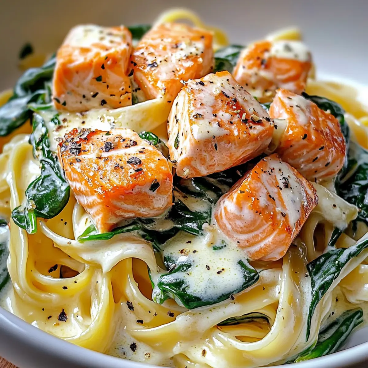 Salmon Spinach Pasta s4s06b