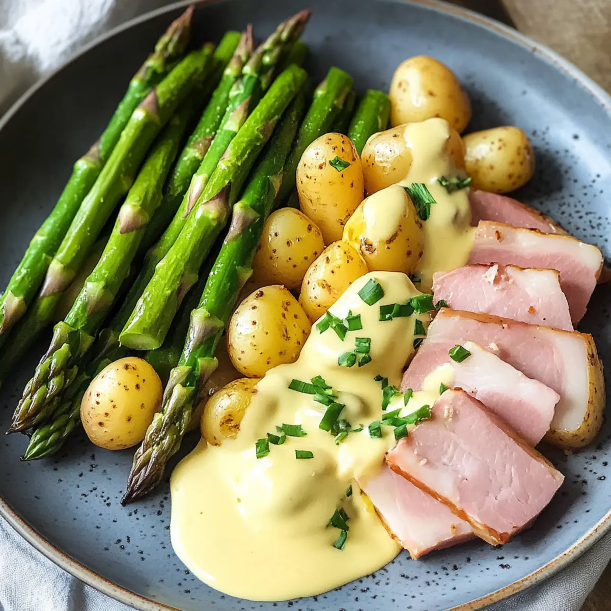 Spargel mit Sauce Hollandaise