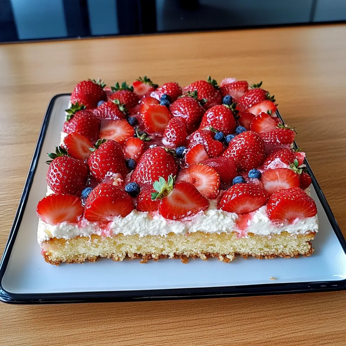 erdbeer blechkuchen mleren