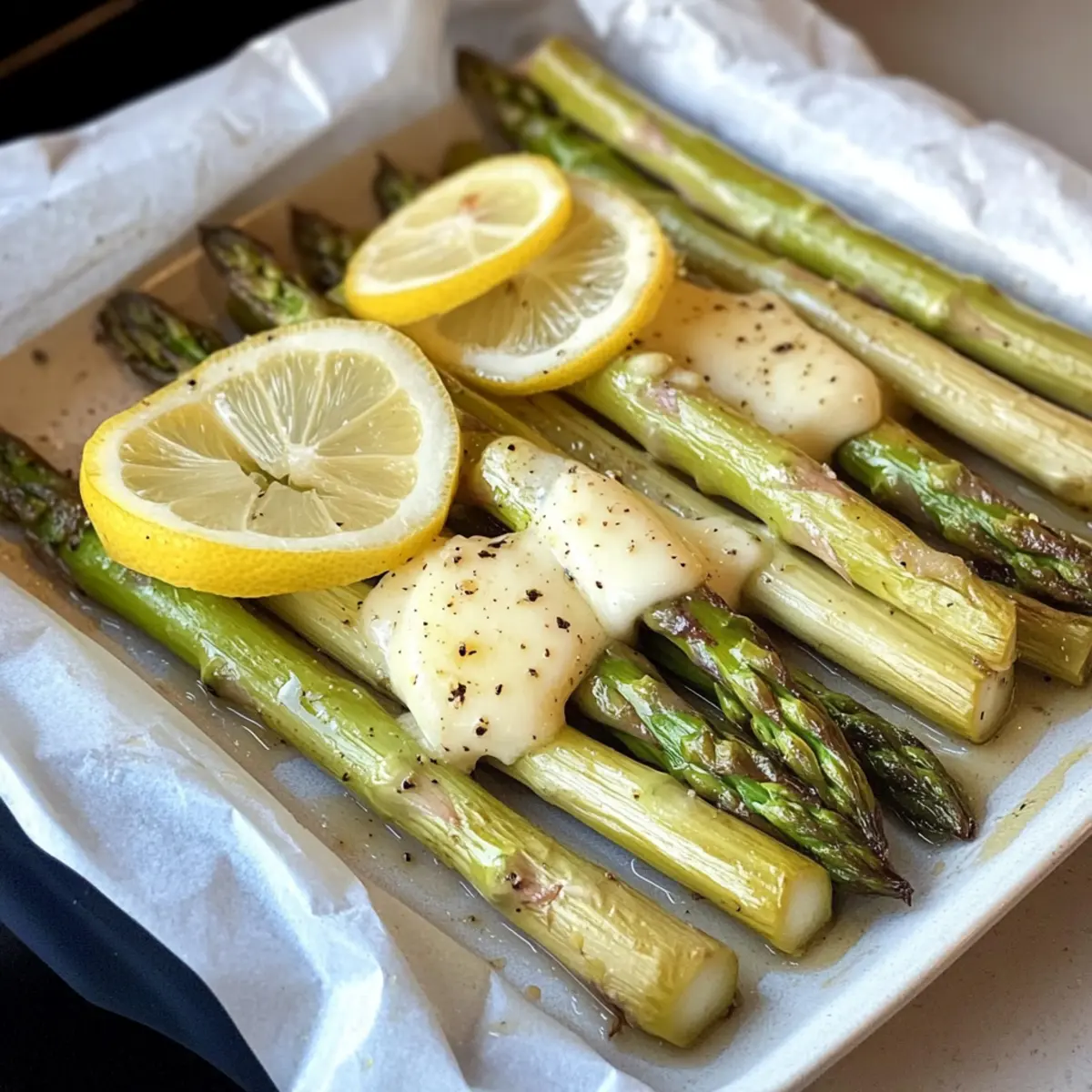 Spargel aus dem Ofen