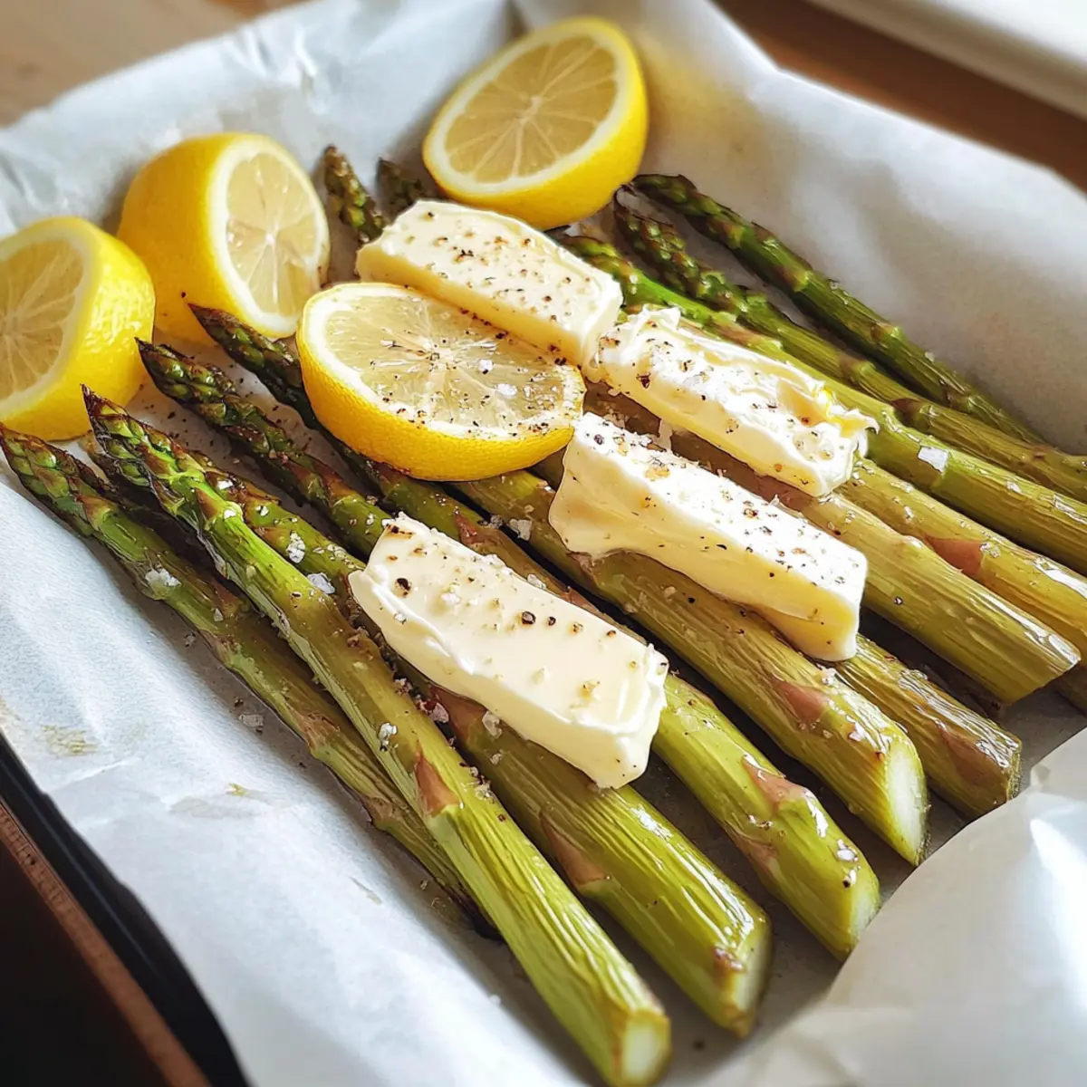 Spargel aus dem Ofen