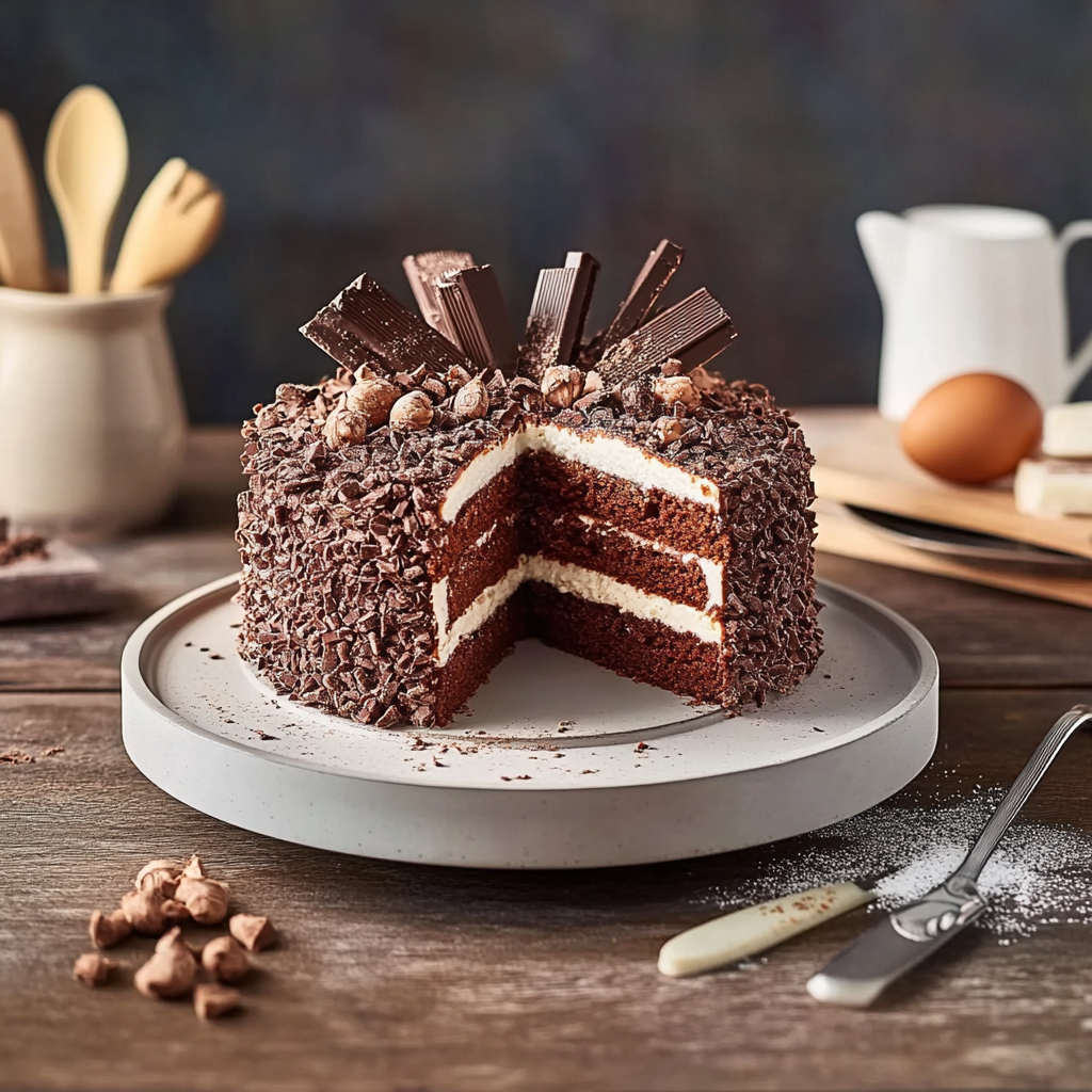 Schoko-Kirsch-Torte – Saftig, cremig & schnell gemacht