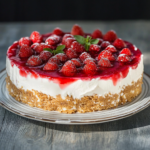 Klassischer Erdbeerkuchen vom Blech für den Sommer
