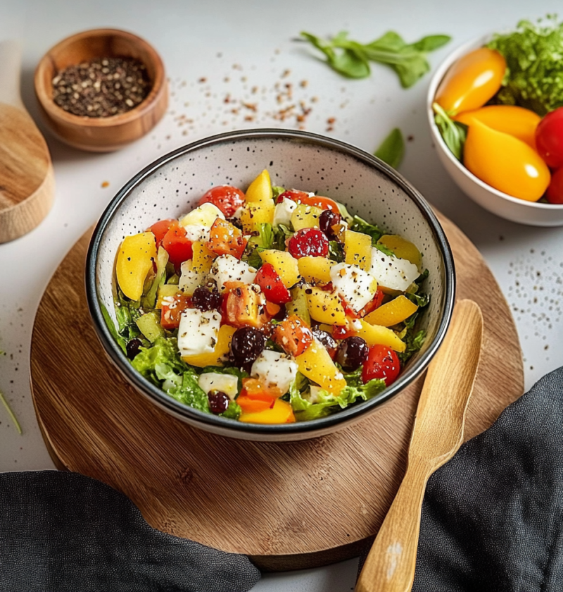Salat Rezepte: Sommerlicher Aprikosen-Mozzarella Salat mit Curry Dressing 7 Salat Rezepte: Sommerlicher Aprikosen-Mozzarella Salat mit Curry Dressing