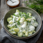Salat Rezepte: Sommerlicher Aprikosen-Mozzarella Salat mit Curry Dressing