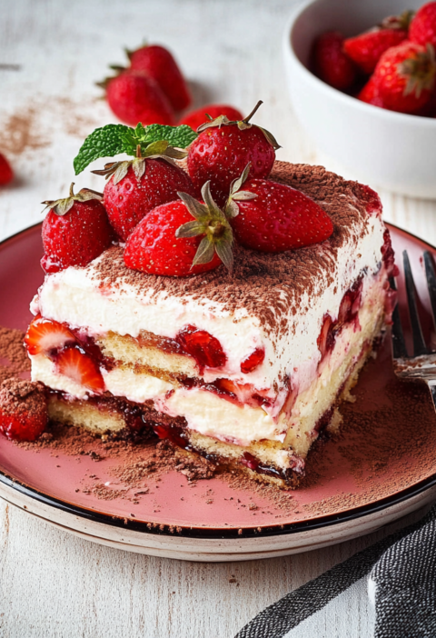 Erdbeer Tiramisu: Cremiges Sommerdessert Rezept
