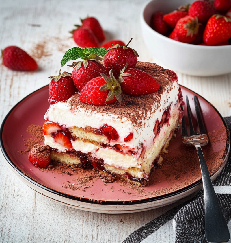 Erdbeer Tiramisu: Cremiges Sommerdessert Rezept