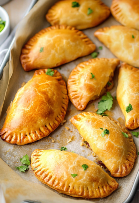 Empanadas mit Rindfleisch einfache Handpasteten jeden Tag