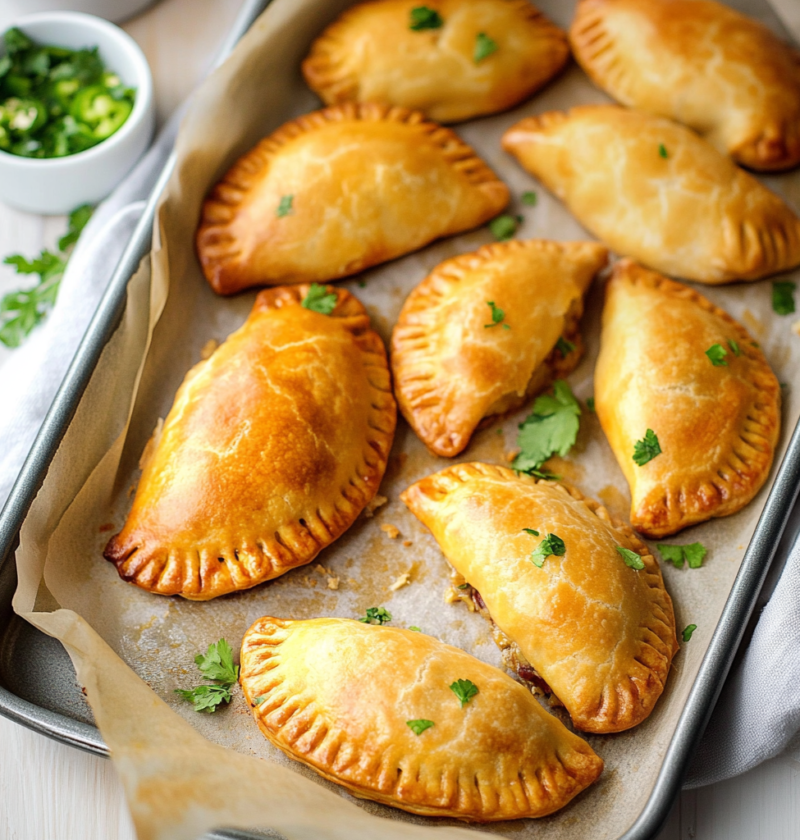 Empanadas mit Rindfleisch einfache Handpasteten jeden Tag 4 Empanadas mit Rindfleisch einfache Handpasteten jeden Tag